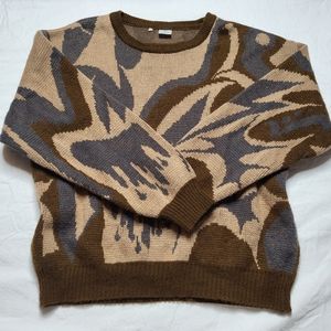 Vintage Printed Sweater